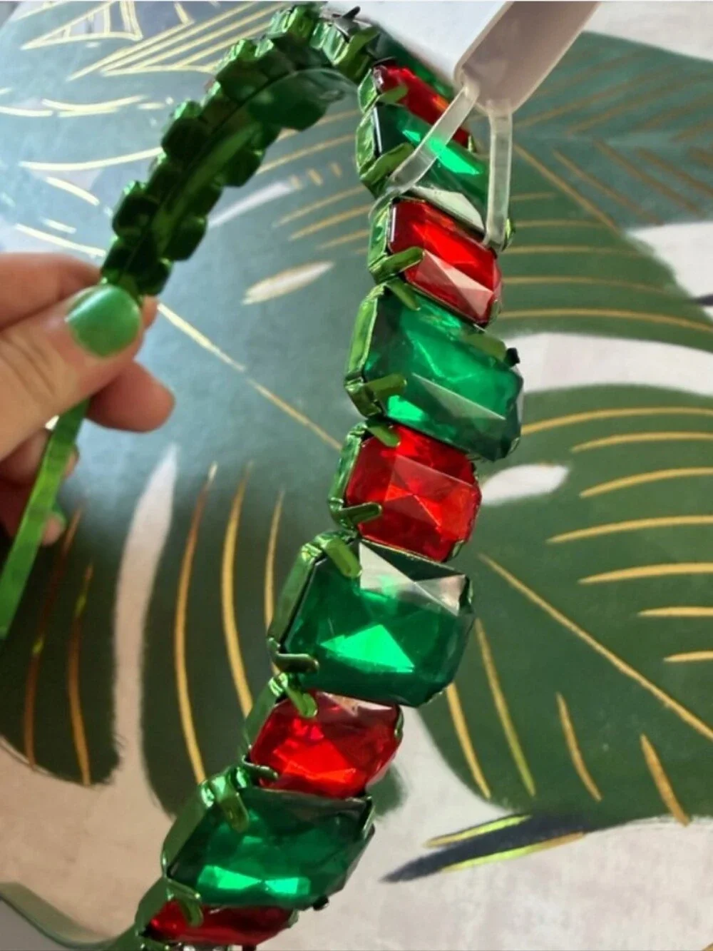 Claires-Gemstone Headband ♥️💚